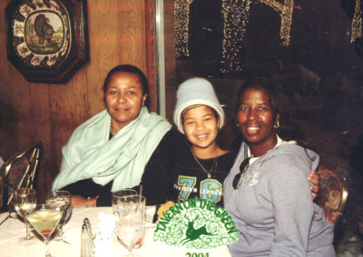 Dr Watson at Tavern on The Green Restaurant with colleagues after completion of Ph.D. 2001